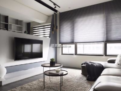 荣盛花语城-119㎡-现代风效果图