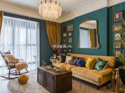 鑫苑鑫都汇-115㎡-混搭风效果图