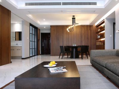 京基·御景峯住宅-120.4㎡-现代风效果图