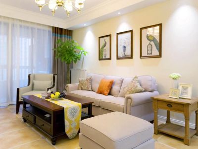 南昌恒大悦龙台-134.2㎡-简约风效果图