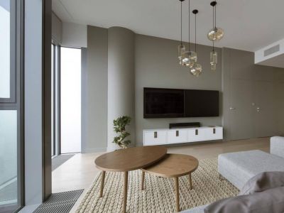 融创雪个庭-138.16㎡-极简风效果图