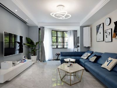 保利金香槟-125㎡-现代风效果图