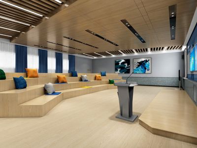 红星中奥广场商业-860.4㎡-现代风效果图