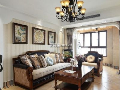 中筑西府兰庭-122㎡-现代风效果图