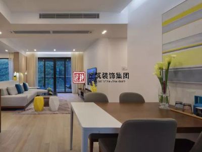 亚龙湾公主郡2号-128㎡-新中式风效果图