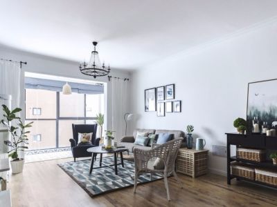 保利天玺-118㎡-北欧风效果图