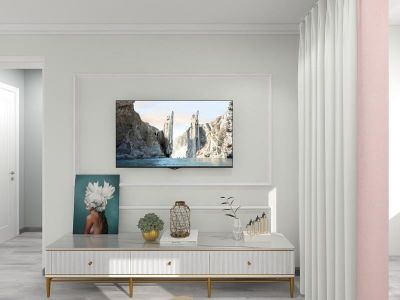 金地檀府-109㎡-现代风效果图