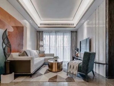 碧桂园公园里-120㎡-现代风效果图