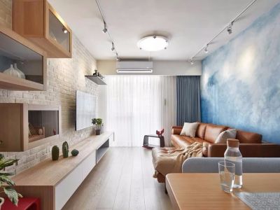 澜庭-99㎡-北欧风效果图