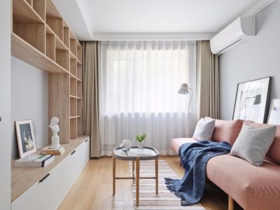 保利时光印象-70㎡-现代风效果图