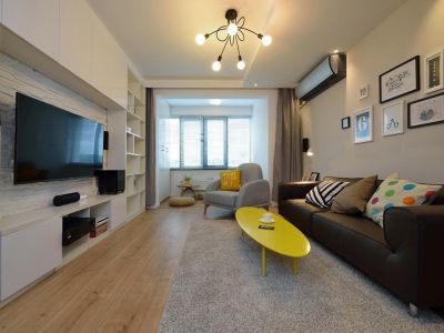 万科天空之城-89㎡-北欧风效果图