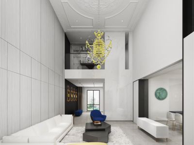 富弘苑-139㎡-现代风效果图