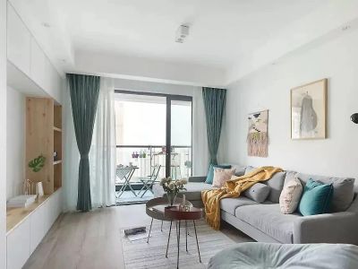 国合锦城-84㎡-北欧风效果图