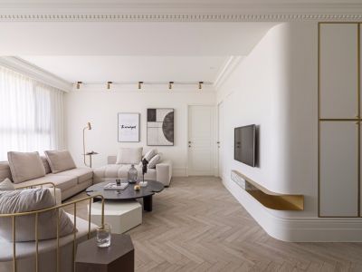 未来城市-98㎡-美式风效果图