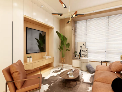 君上河府122平三房两厅现代风格装修案例