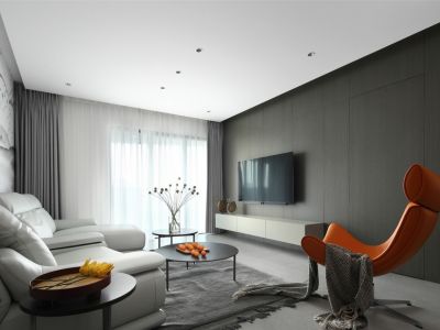 丰泰裕田花园-117㎡-现代风效果图