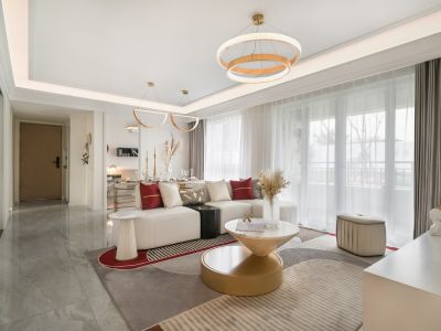 侨信云起-152㎡-现代风效果图