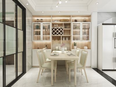 金地樾檀山-148㎡-北欧风效果图