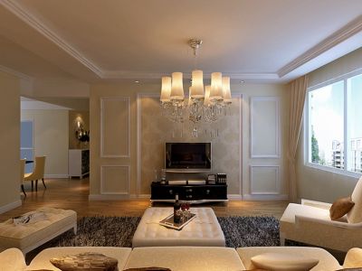 港铁·天颂-124㎡-简约风效果图