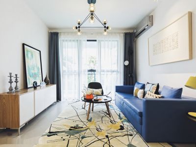 华晖云门-98㎡-现代风效果图