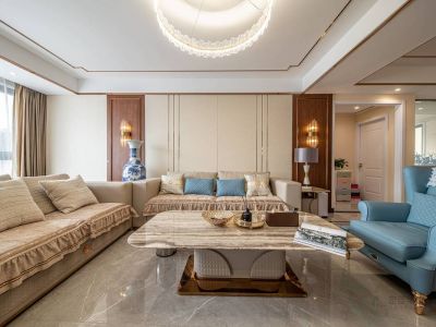 路劲城-165㎡-轻奢风效果图