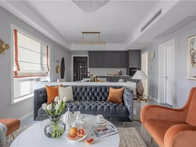 明郡悦府-139㎡-轻奢风效果图