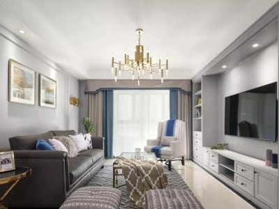 拓海南山雅筑-116㎡-美式风效果图