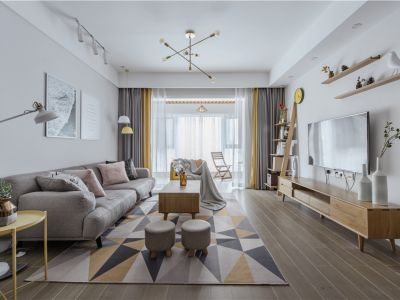 七星美域-143㎡-北欧风效果图