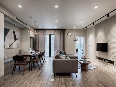 中鼎华府-140㎡-现代风效果图