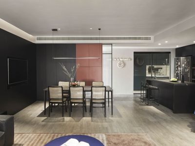 宏鼎海山壹号-105㎡-现代风效果图