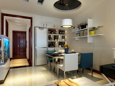 雅图花园-99㎡-现代风效果图