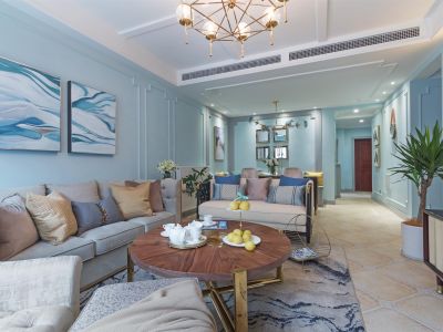 宫宵花园-115㎡-现代风效果图