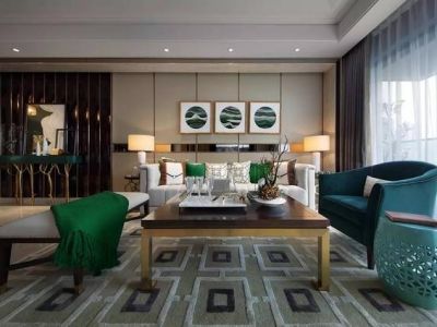 常发香城湾一期-142㎡-混搭风效果图