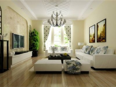 花桥国际美车城-120㎡-田园风效果图