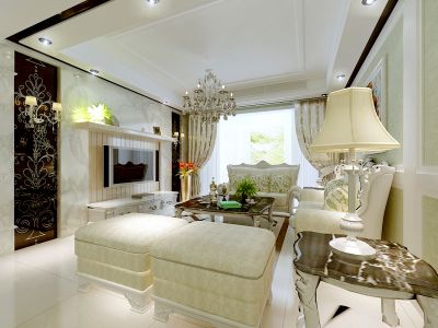 中城花园雅菊苑-115㎡-欧式风效果图