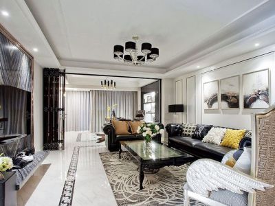 光大花园-171㎡-混搭风效果图