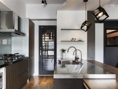 天籁85平米工业风格两室两厅装修案例