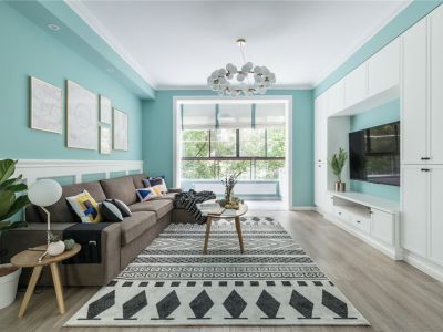 保利碧桂园公园大道-142㎡-北欧风效果图