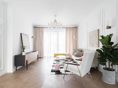 珠江大家庭花园-137㎡-轻奢风效果图