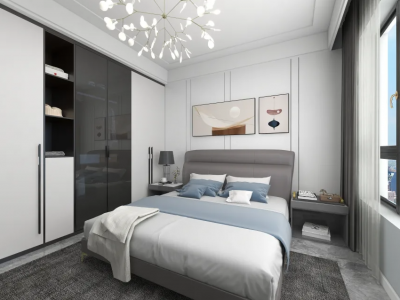 滨海星城120平三房两厅现代简约装修案例