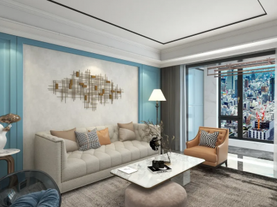 罗马花园90平两房两厅现代简约