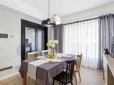 金帝都市花园97㎡清新简约风装修案例