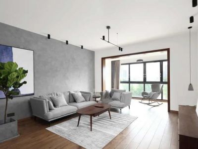 湟家花园110平米现代简约风三室两厅装修案例