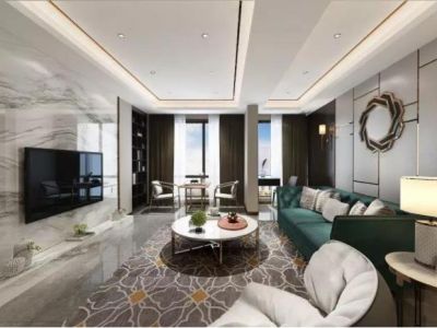 绿城新兴·玉园-125㎡-现代风效果图