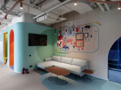 办公室设计-610㎡-现代风效果图