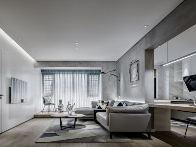 首开美墅湾-119㎡-现代风效果图