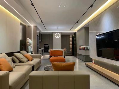 保利养生谷-109㎡-轻奢风效果图