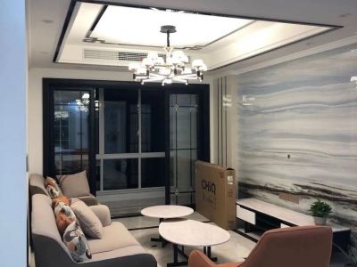 海天名苑145平新中式风格三居室装修案例