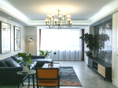 电建铭悦府-145㎡-现代风效果图