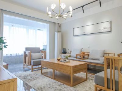 滨湖东岸花园-150㎡-日式风效果图